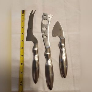 Zwilling Henckels Stainless Steel 3-Piece Cheese Knife Set  -lot 1001